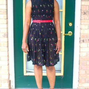 Floral knee length dress